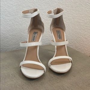 Steve Madden All White Heels